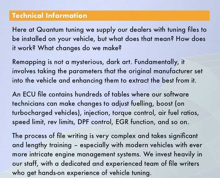 technical information